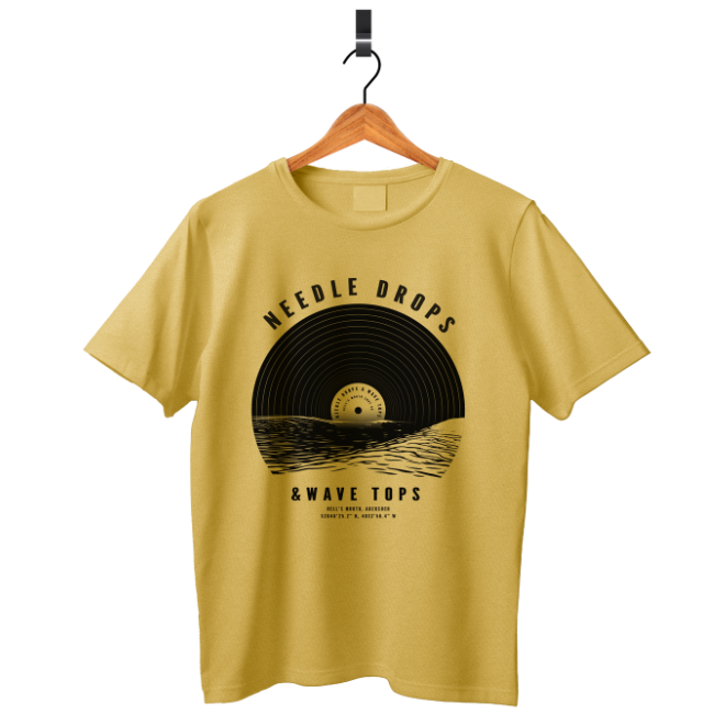 Needle Drops and Wave_Tops T-Shirt Hells Mouth Surf Co