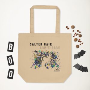 Hells Mouth Salted Hair Don't Care Eco Tote Bag - Image 2