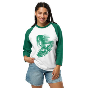 Hells Mouth 3/4 sleeve raglan shirt - Image 4