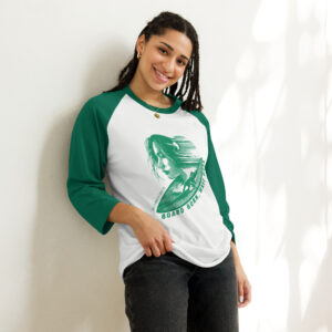 Hells Mouth 3/4 sleeve raglan shirt